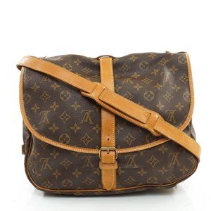 Auth Louis Vuitton Saumur 35 Crossbody #27257L35